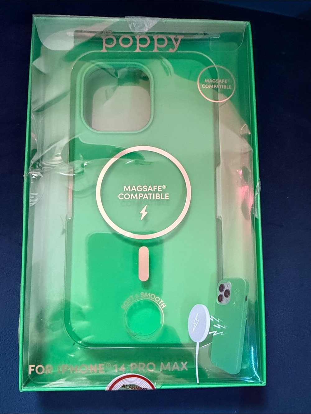 Poppy MagSafe Compatible iPhone 14 Pro Max Case - Green